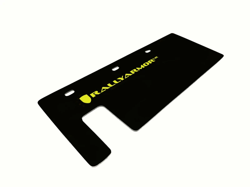 Rally Armor 15-24 Polaris Slingshot Hinterradschwinge Schwarz UR-Schlammklappe mit grünem Logo (Mindestbestellmenge 200 Stück)