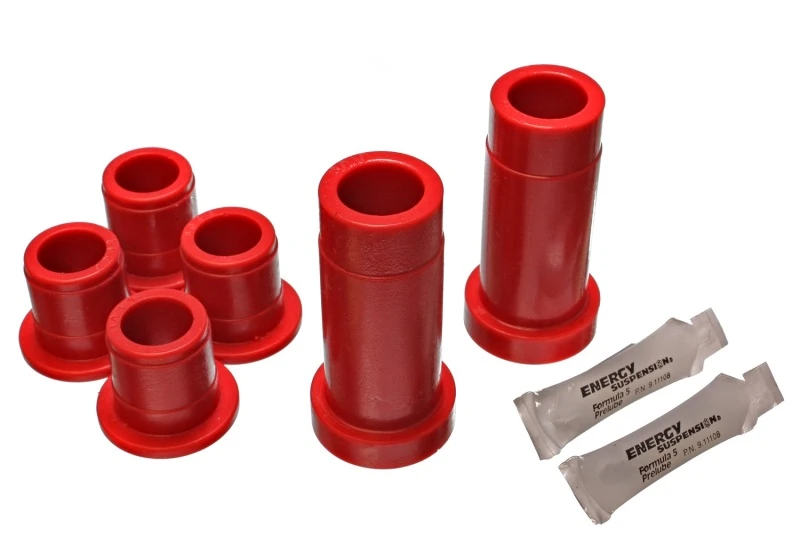 Energy Suspension 84-88 Toyota Pick Up Rote Front Lower und Upper Control Arm Bushing Set