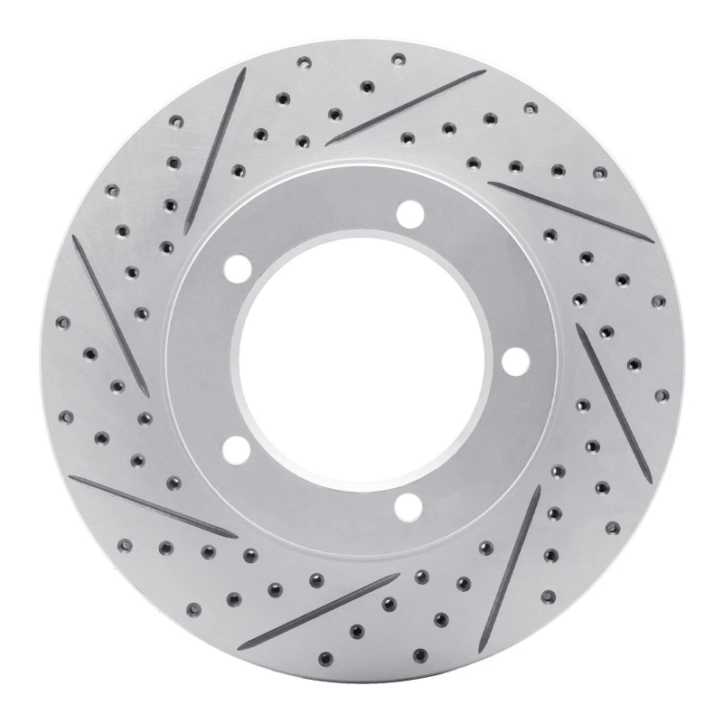 DFC 98-07 Lexus Lx470 Front Left Drilled & Slotted Geoperformance Rotor