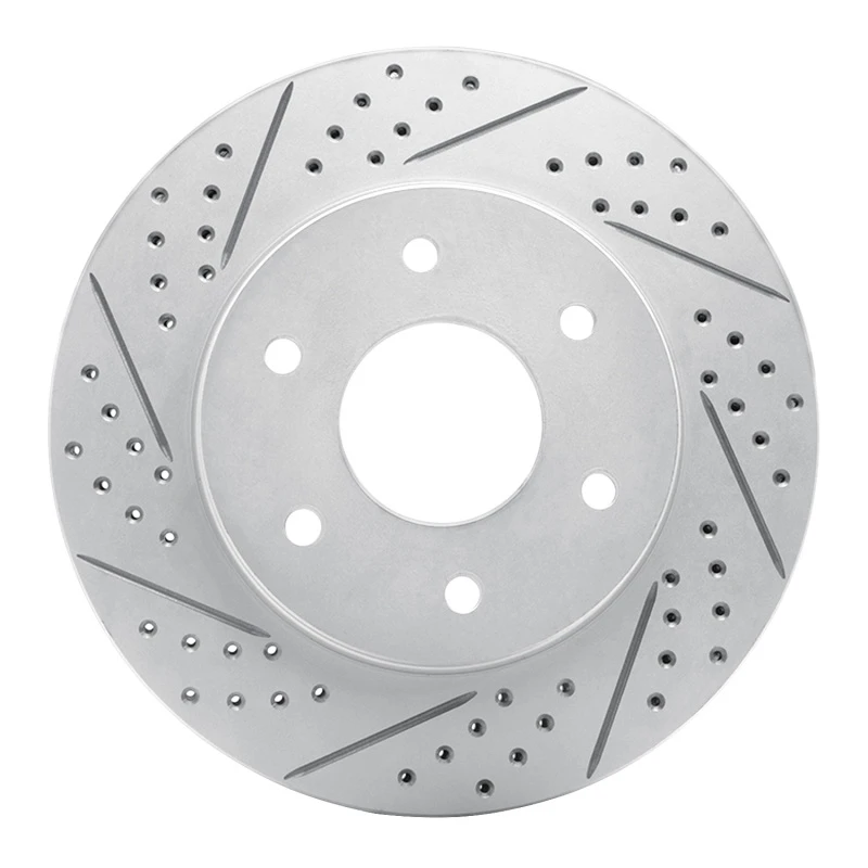 DFC 04-05 Infiniti Qx56 Front Left Drilled & Slotted Geoperformance Rotor
