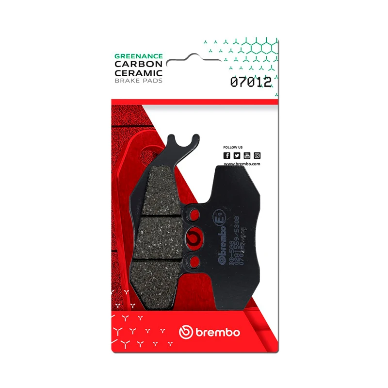 Brembo OE Carbon Ceramic Brake Pad - Front for Aprilia Etx/Aprilia Mx/Piaggio Hexagon/Piaggio Skipper
