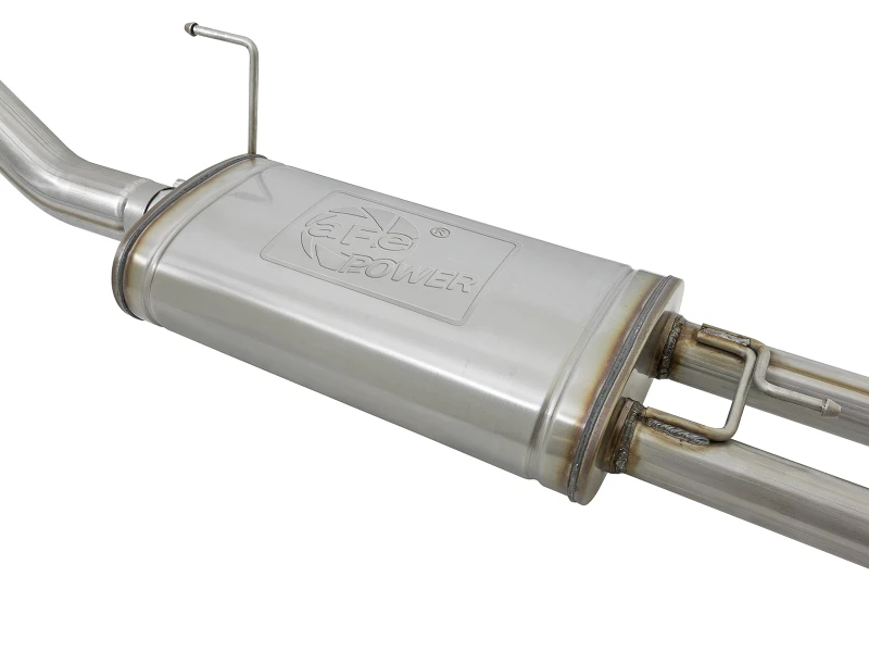 aFe MACHForce XP 2,5-Zoll-Kat-Back-Abgasanlage mit schwarzer Spitze Nissan Frontier 17-19 V8-5,6L