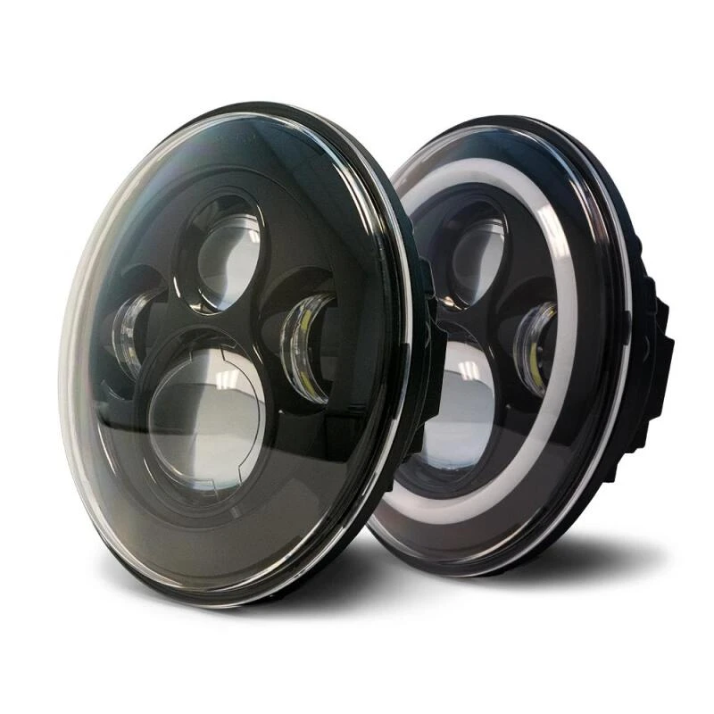 DV8 Offroad LED-Projektionsscheinwerfer für 2007–2018 Jeep Wrangler JK
