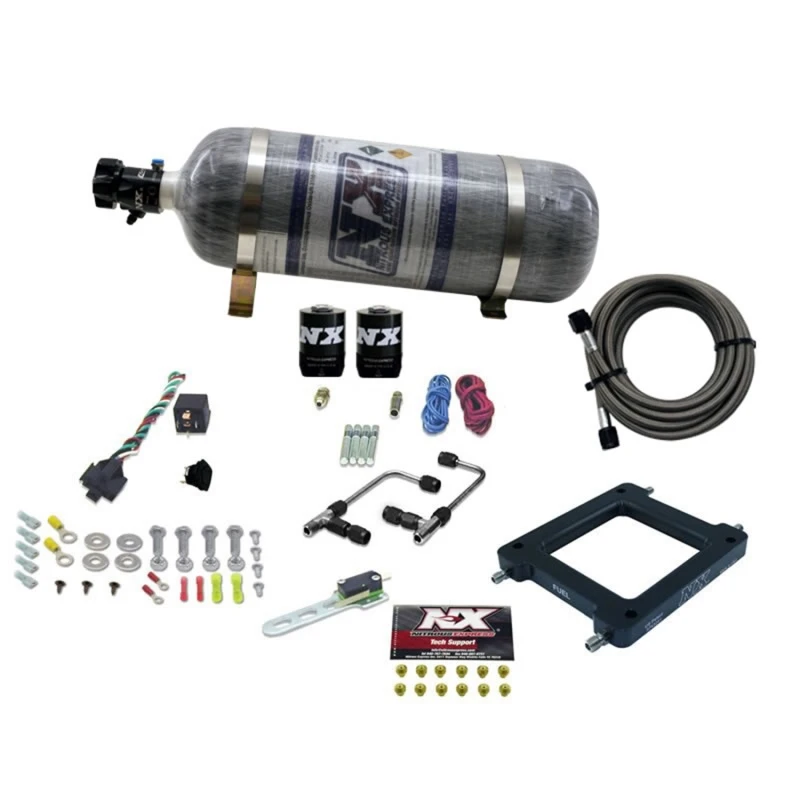 Nitrous Express Dominator Gemini Stage 6 Alkohol Nitrous Kit mit Composite-Flasche