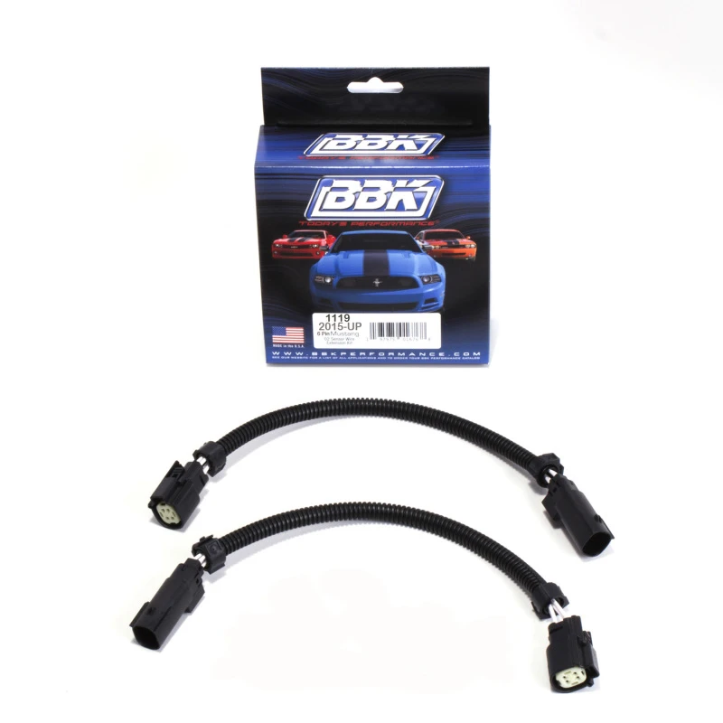 BBK 2015 Mustang GT V6 6-Pin Front O2-Sensor-Kabelbaum-Verlängerung 12 (Paar)