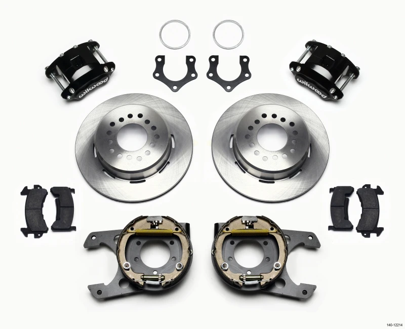 Wilwood D154 P/S Parkbremse-Kit Mopar/Dana 2,36 Zoll Off mit Snap-Ring-Lager