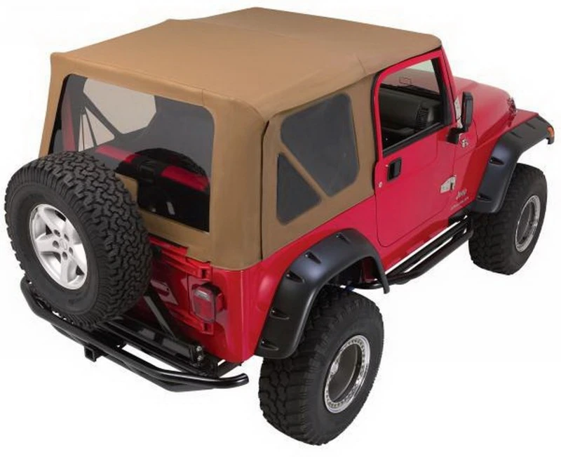 Rampage Komplettes Verdeck für 1997–2006 Jeep Wrangler (TJ) – Khaki