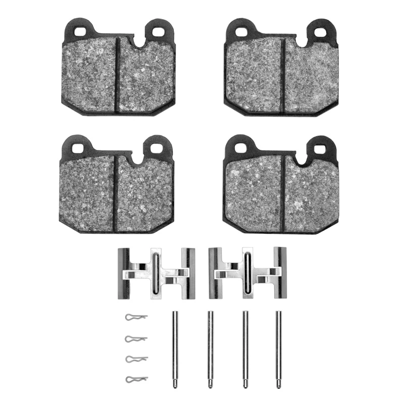 DFC 77-83 BMW 320I (USA/Canada) Front 5000 Advanced Low Metallic Brake Pads and Hardware Kit