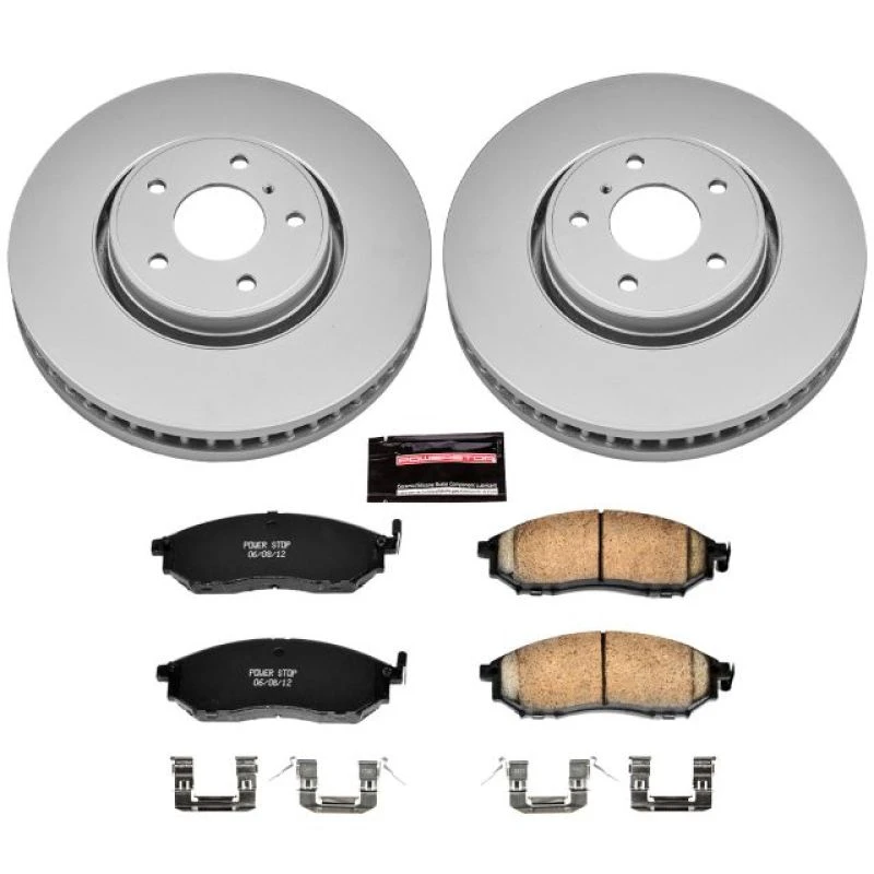 powerstop_CRK5264-67945335e2e93 Power Stop 05-12 Infiniti FX35 Front Z17 Evolution Geomet Coated Brake Kit