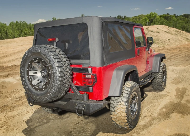 Rugged Ridge Montana Top Black Diamond 04-06 TJ Unlimited (übersetzt: Rugged Ridge Montana-Softtop Schwarz Diamant 04-06 TJ Unlimited)