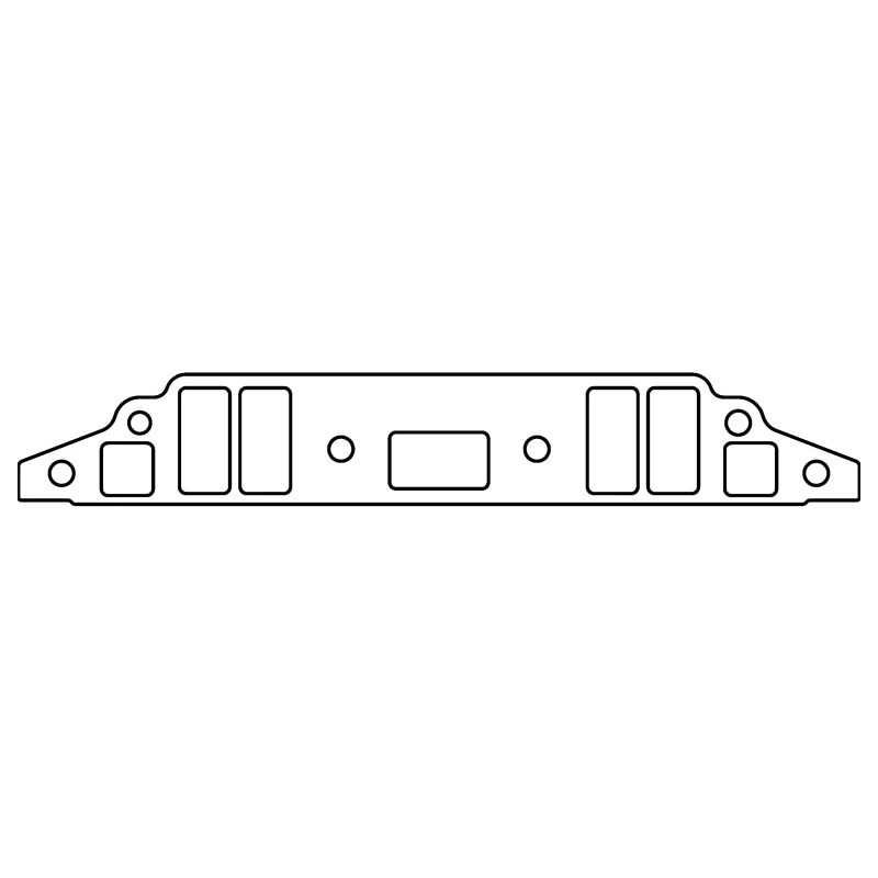 cometic-gasket_C5143-060-6796b7dfc7df4 Cometic Buick 400/430 BB V8.060in Fiber Einlasskrümmerdichtungssatz-1.172in x 2.453in Rechteckiger Anschluss