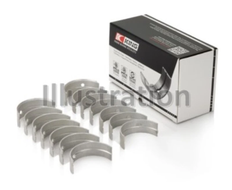 King Audi/Volkswagen ABV/AES/AUE Kurbelwellen-Hauptlager-Set (Satz von 7) (Standardgröße)