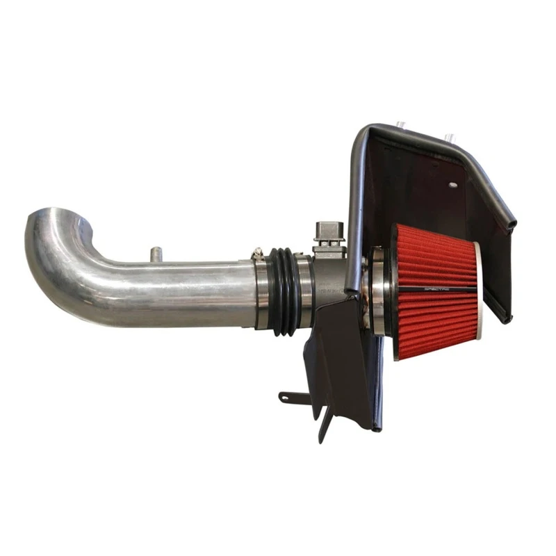 Spectre 08-10 Cadillac CTS V6-3.6L F/I Luftansaugs-Kit - Poliert mit rotem Filter
