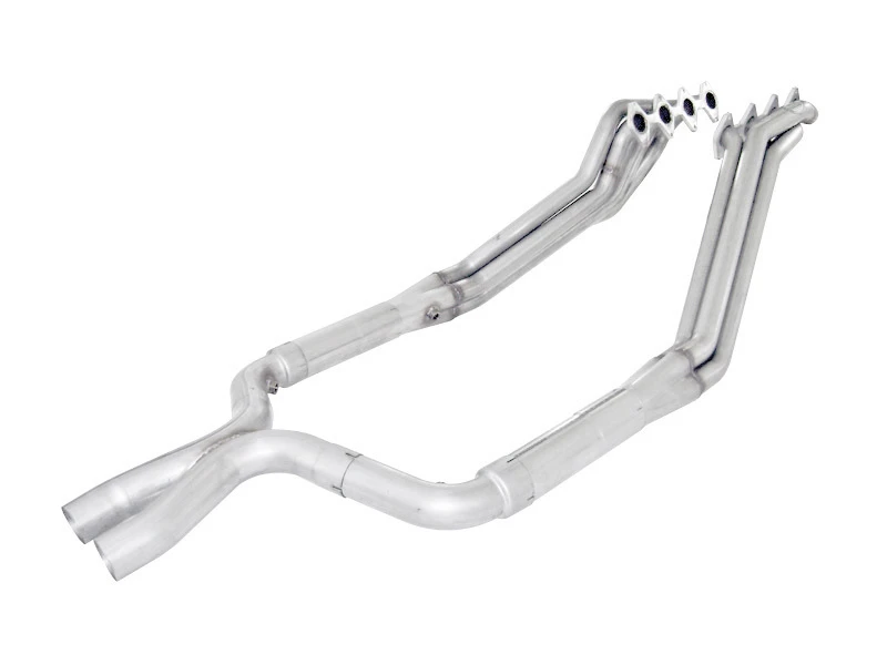 Stainless Works 2005-10 Mustang GT 1-3/4 Zoll Header 3 Zoll Hochleistungskatalysatoren X-Rohr Werksverbindung