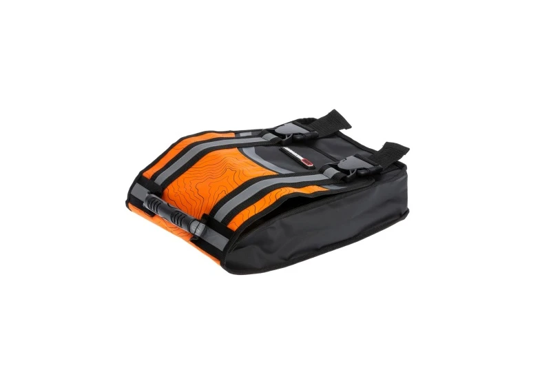 ARB Kompaktes Recovery-Bag Orange und Schwarz Topografisches Design PVC-Material mit zwei Innentaschen