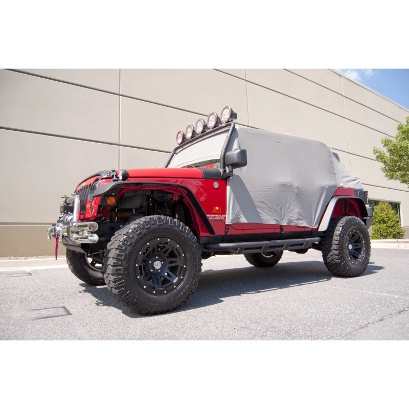Rugged Ridge Cab-Abdeckung Grau 07-18 Jeep 4-Türer Jeep Wrangler JK