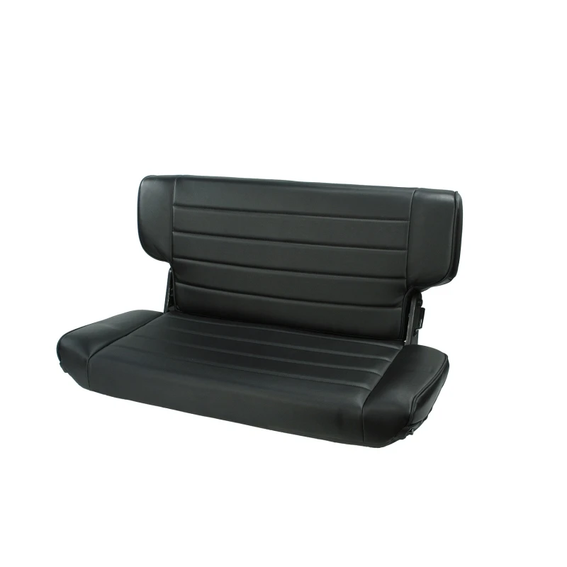 Rugged Ridge Fold&Tumble Rücksitz Schwarz Denim 97-02 Jeep Wrangler TJ