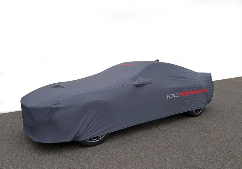 Ford Racing Indoor Car Cover for 2024 Mustang Coupe Low Wing