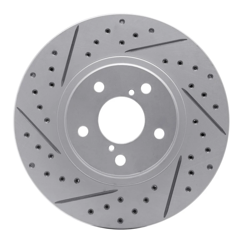 DFC 90-16 Saab 9-2X Front Left Drilled & Slotted Geoperformance Rotor