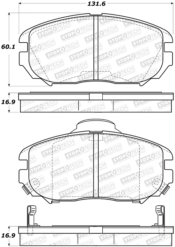 StopTech Street Brake Pads