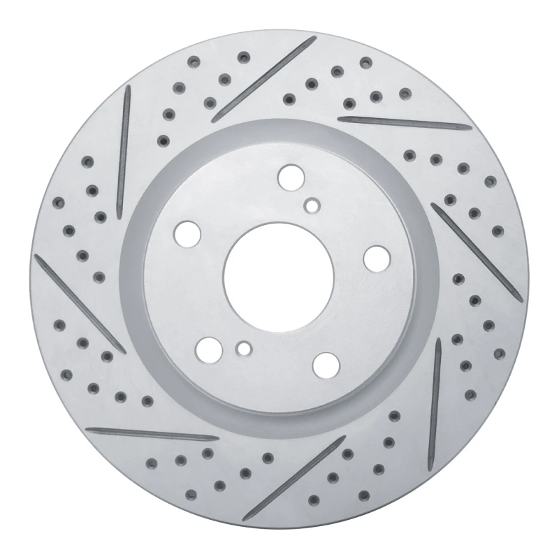 DFC 06-20 Lexus ES300H Front Left Drilled & Slotted Geoperformance Rotor