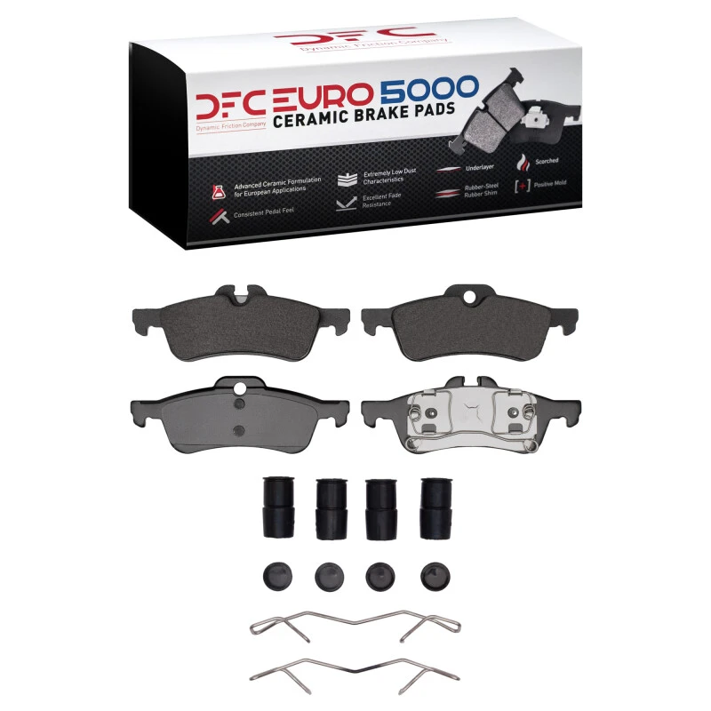 DFC 02-08 Mini Cooper (Excl Clubman) Rear Euro 5000 Ceramic Brake Pads and Hardware Kit