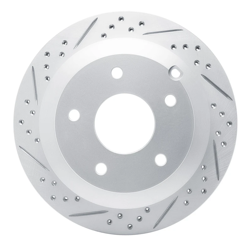 DFC 05-06 Pontiac Gto Rear Left Drilled & Slotted Geoperformance Rotor