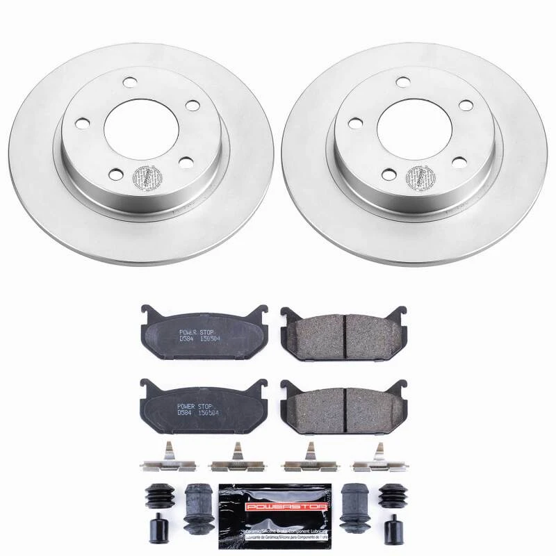 Power Stop 93-97 Ford Probe Rear Z23 Coated Brake Kit
