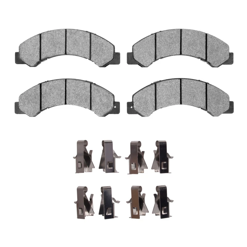 DFC 12-20 Hino 155 Fr & Rr 4000 HybriDynamic Brake Pads and Hardware Kit