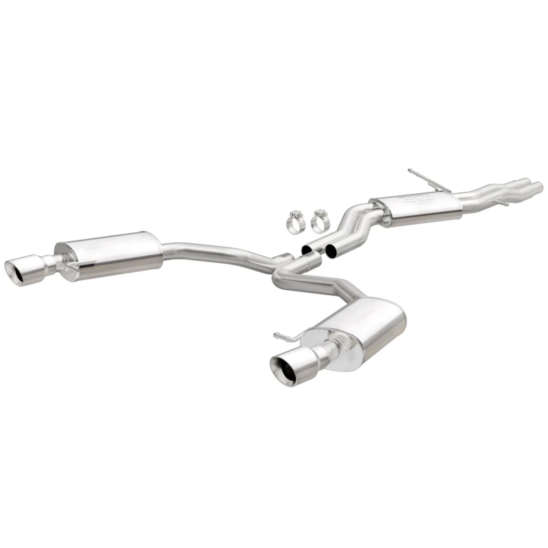 MagnaFlow Sys C/B 12-15 Audi A6 / A7 3.0L V6 SS 2,5 Zoll Doppel-Split-Rückseite 4 Zoll Spitzen