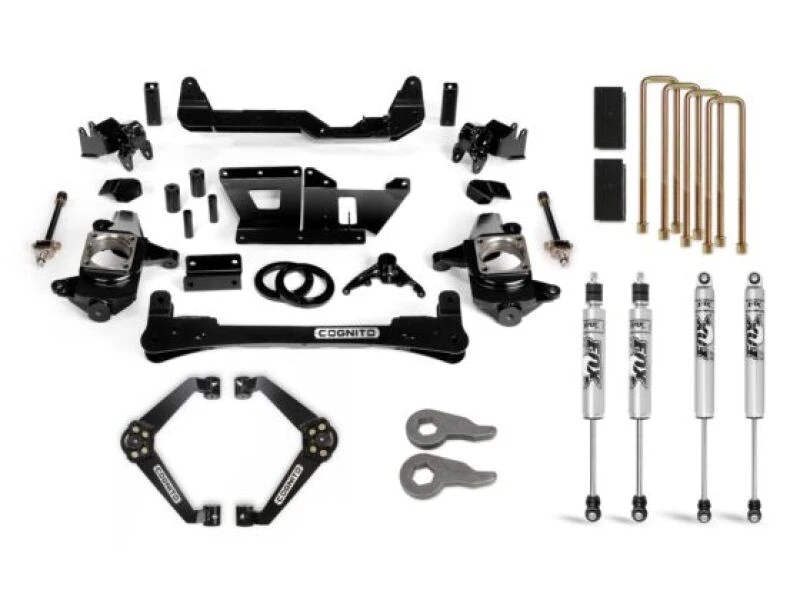 Cognito 6-Inch Standard Lift Kit with Fox PS 2.0 IFP Shocks