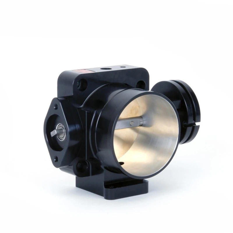 Skunk2 Pro Series 02-06 Acura RSX Type-S 70mm Billet Drosselklappe Schwarz Elinox (Nur für Rennen)