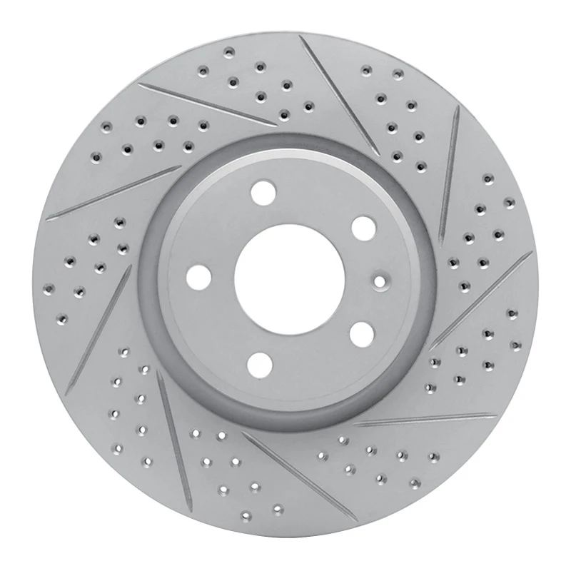 DFC 11-17 Audi Q5 (Mexico) Front Right Drilled & Slotted Geoperformance Rotor