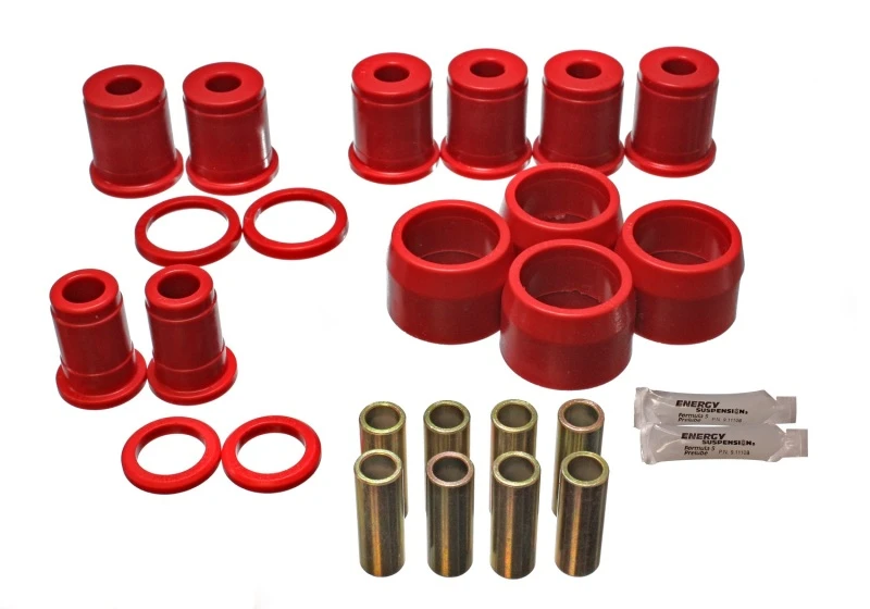 Energy Suspension Hinterer Steuerarm mit Drucklagern - Rot