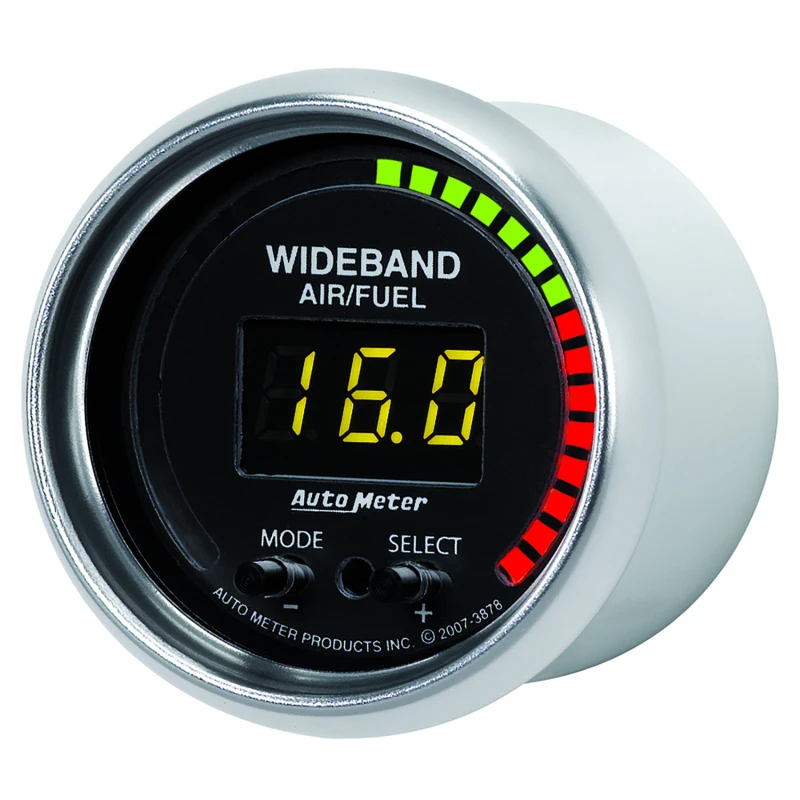 Autometer GS 52mm AFR or LAMBDA Digital Wideband Air/Fuel Ratio PRO Wideband A/F Kit