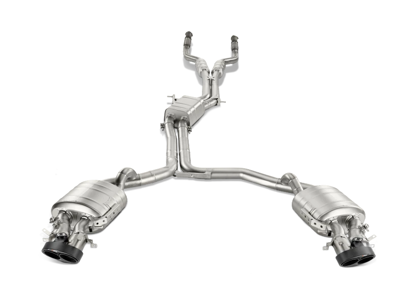 Akrapovic 14-17 Audi RS6 Avant (C7) Evolution Line Cat Back (Titanium) w/ Carbon Tips