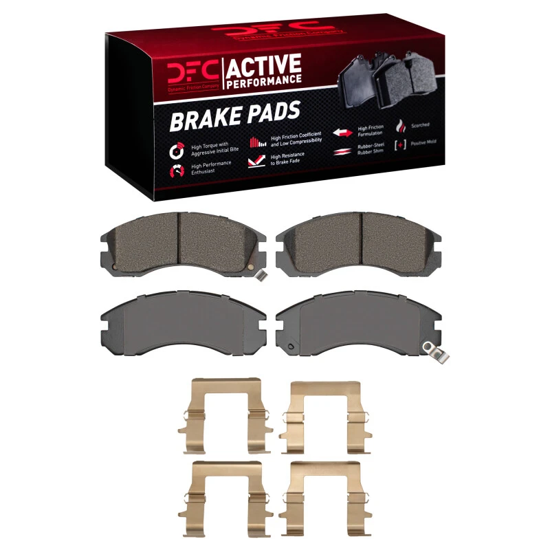 DFC 94-00 Mitsubishi Montero Front Active Performance Pads and Hardware Kit