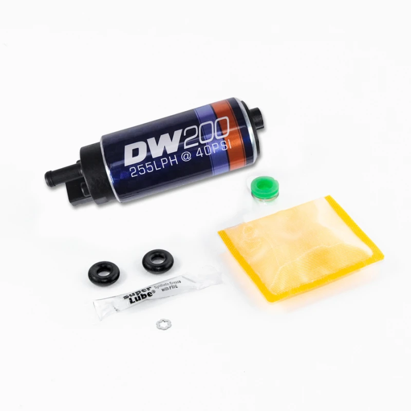 DeatschWerks 255 LPH In-Tank-Kraftstoffpumpe mit Installationskit für Eclipse (Turbo AWD) 95-98 und EVO 8/9 2003-2006