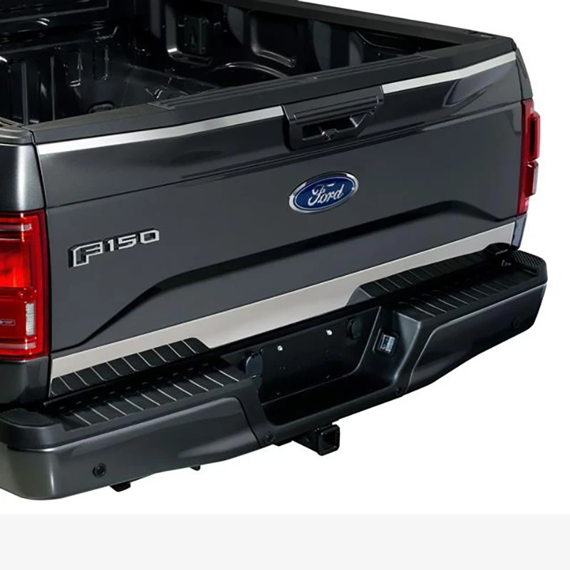 Putco 15-17 Ford F-150 - Edelstahl - Unteres Heckklappen-Akzent - 1 Stück Heckklappen-Akzente