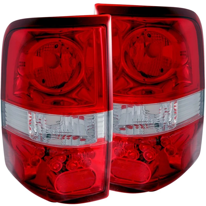 ANZO 2004-2008 Ford F-150 Rückfahrscheinwerfer Rot/Klar - LED-Stil