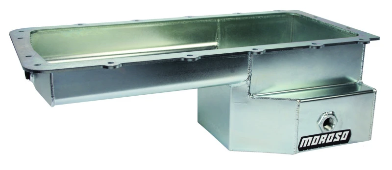 Moroso Ölwanne Road Race Baffled Wet Sump 9qt 6-5/8in Stahl für Ford 5.0 Coyote mit Heckölwanne
