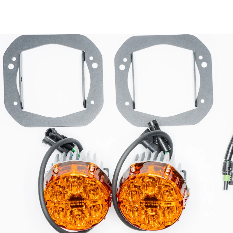 ARB Jeep JL/JT Nacho SAE Only Plug N Play Nebelscheinwerfer-Kit (Stoßfänger-Kit) - Amber
