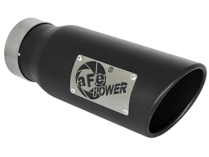 aFe Gemini XV 3 Zoll 304 SS Kat-Back Auspuff mit Cutout 09-18 GM Trucks 4.3L/4.8L/5.3L mit schwarzen Tips