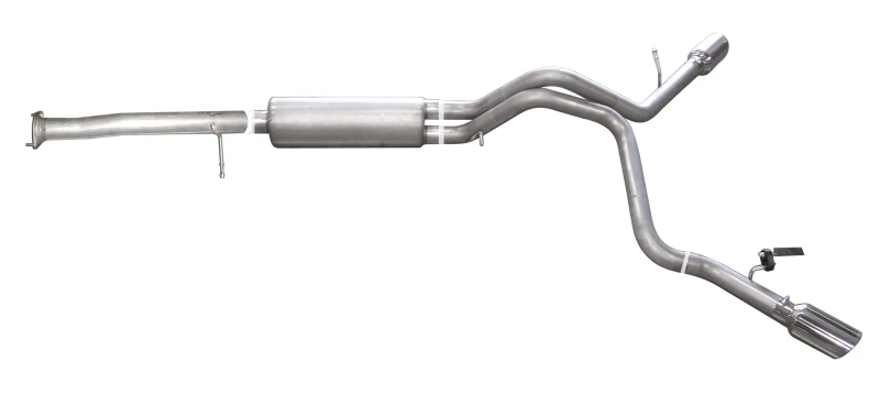 Gibson 07-10 Cadillac Escalade ESV Basis 6.2L 2,5 Zoll Cat-Back Dual Extreme Auspuff - Aluminized