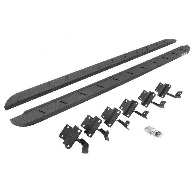 Go Rhino 15-22 Ford F-150 (17-22 Raptor) SC RB10 Slim Laufbrett-Kit (mit Halterungen) - Bedliner Ct