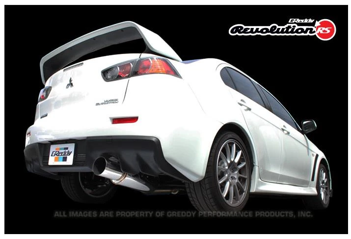 GReddy Revolution RS Cat-Back Exhaust for Mitsubishi Lancer EVO X
