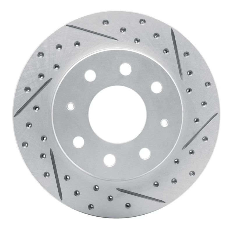 DFC 88-07 Dodge Colt Front Right Drilled & Slotted Geoperformance Rotor