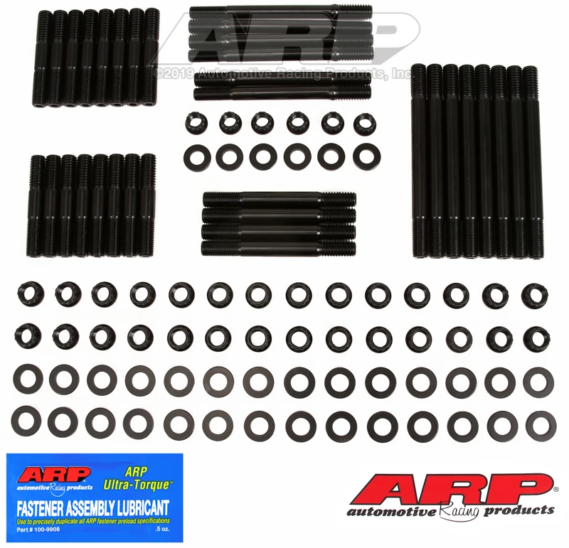 ARP Cylinder Head Stud Kit for Small Block Chevy with Bowtie Aluminum and Cast Block