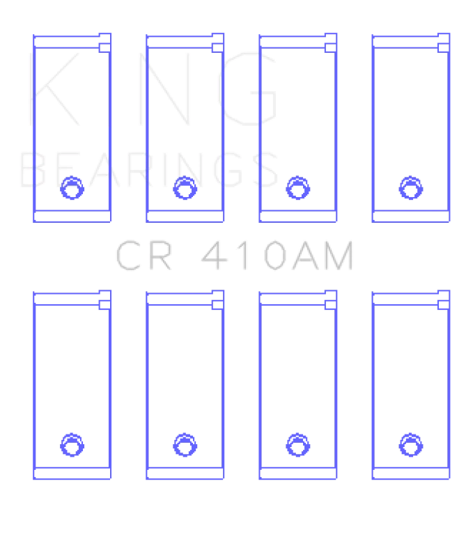 King Engine Bearings Ford 105E/107E/109E/G2/J3E/2737E/3036E Connecting Rod Bearing Set