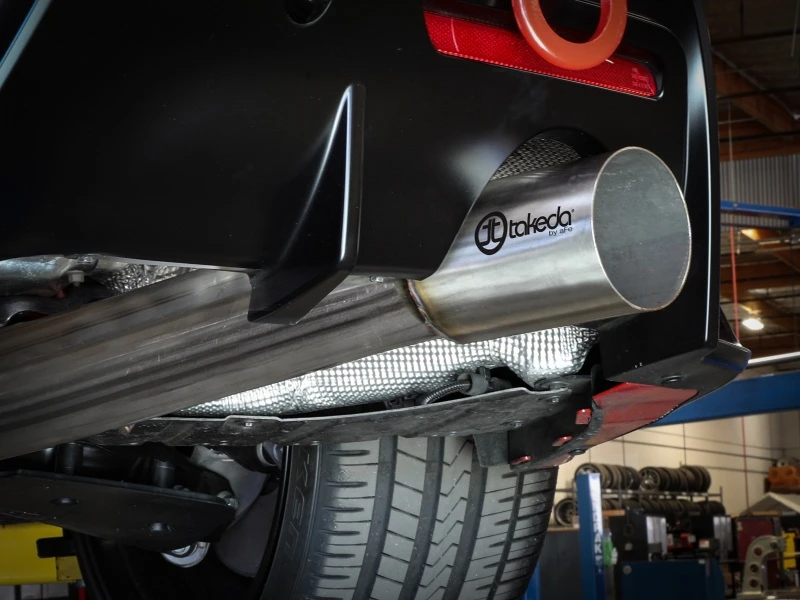 aFe POWER Takeda 2020 Toyota Supra L6-3.0L (t) 3,5 Zoll 304 Edelstahl CB-Auspuff 4 Zoll gebürsteter Finish-Tip